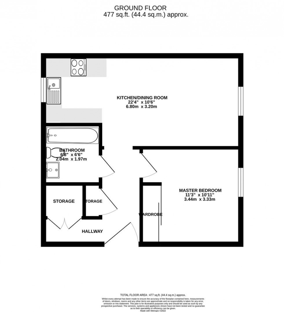 Floorplan for Midgham Way, Kennet Island, Reading