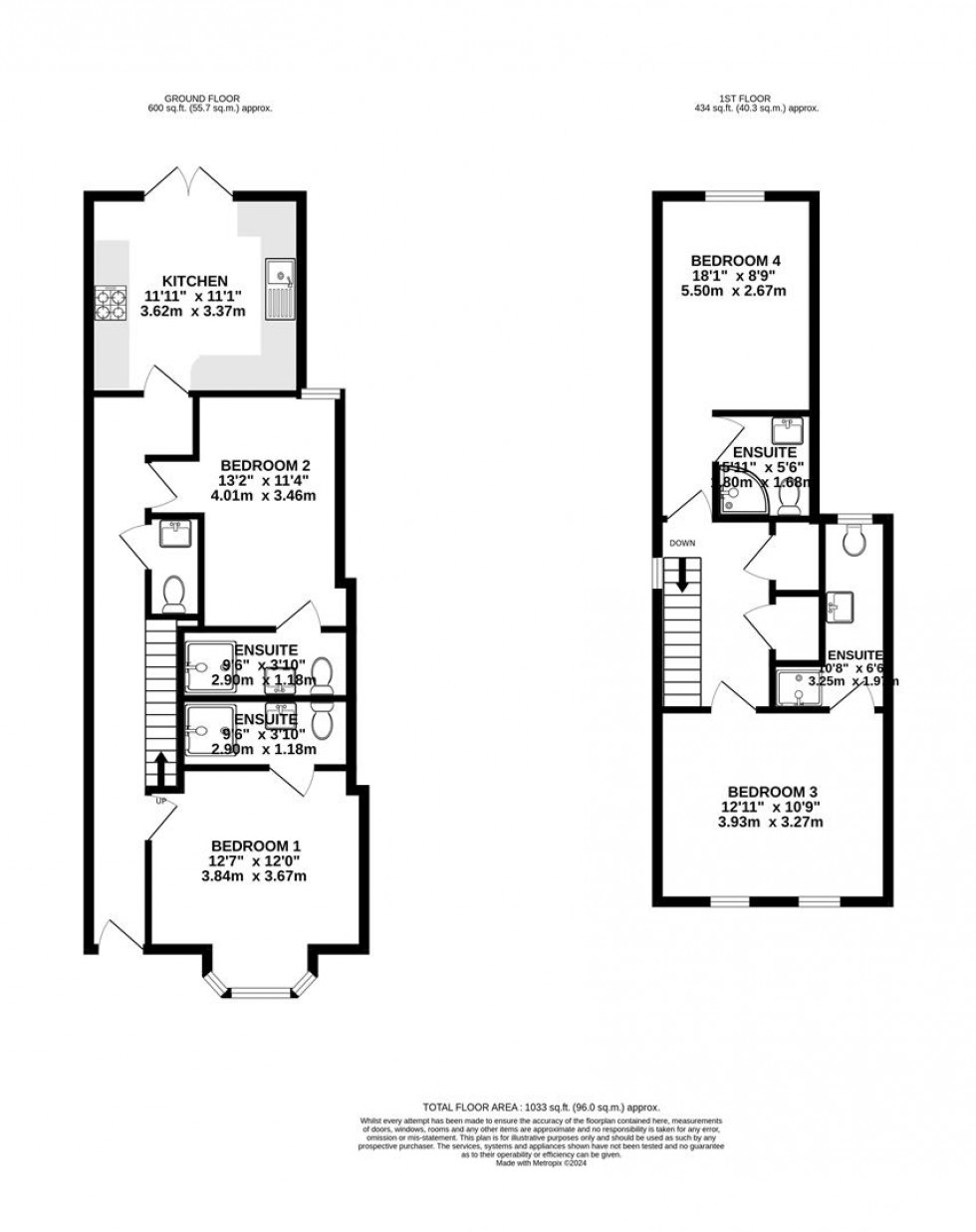 Floorplan for Norfolk Road, Reading