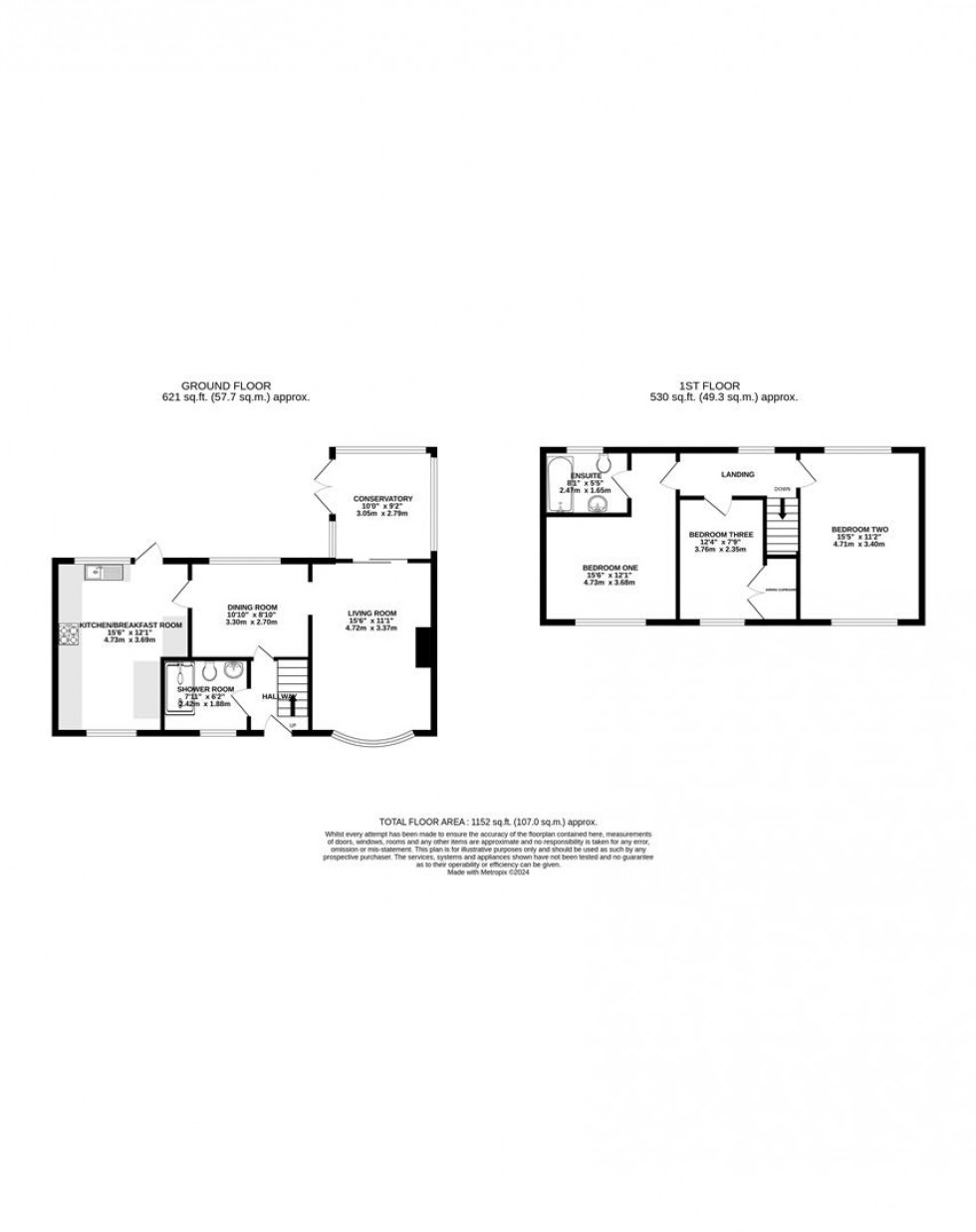 Floorplan for Lower Henley Road, Caversham, Reading