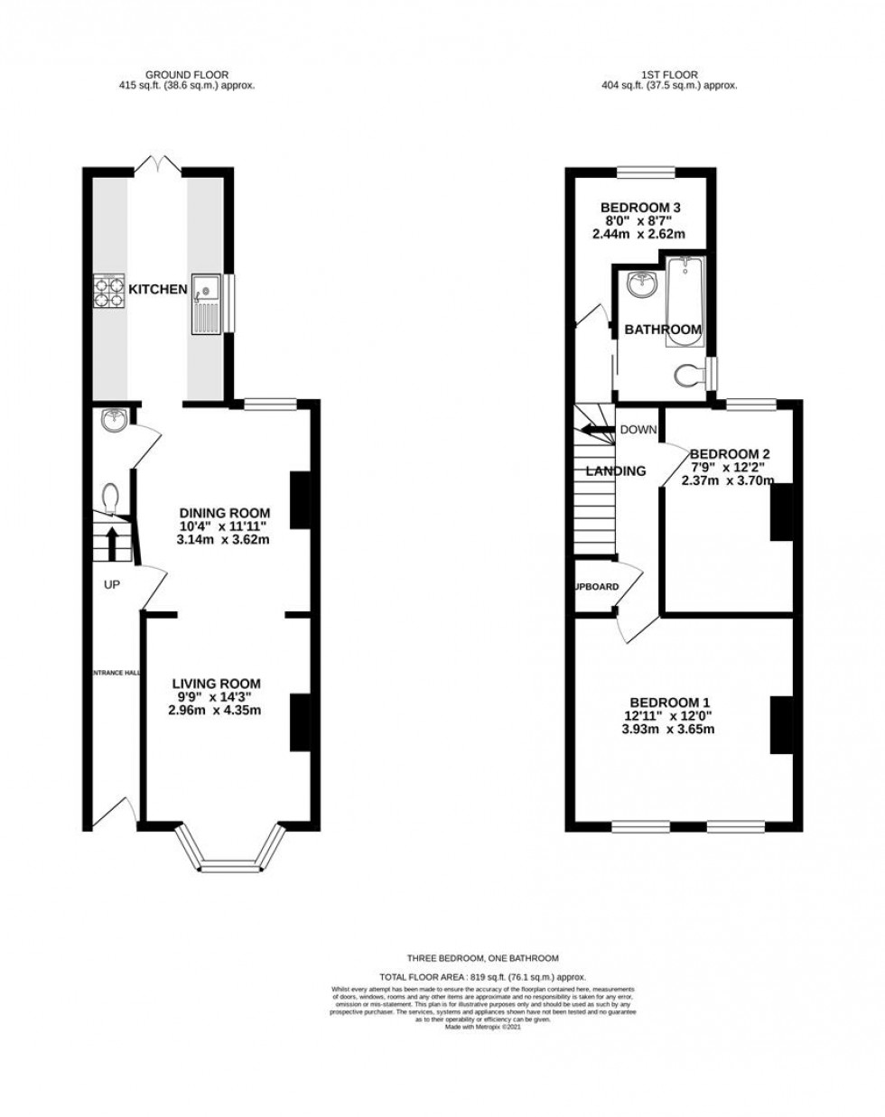 Floorplan for Newport Road, Reading, Berkshire