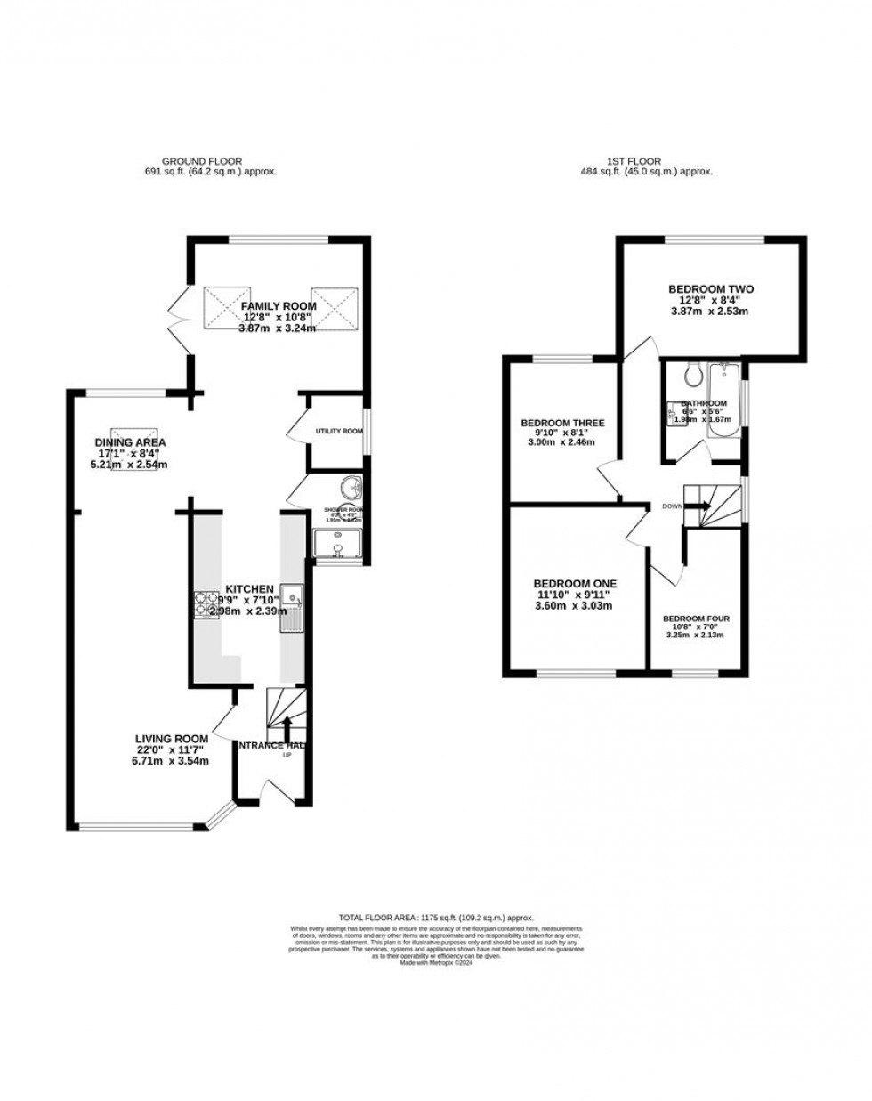 Floorplan for Sheridan Avenue, Caversham, Reading