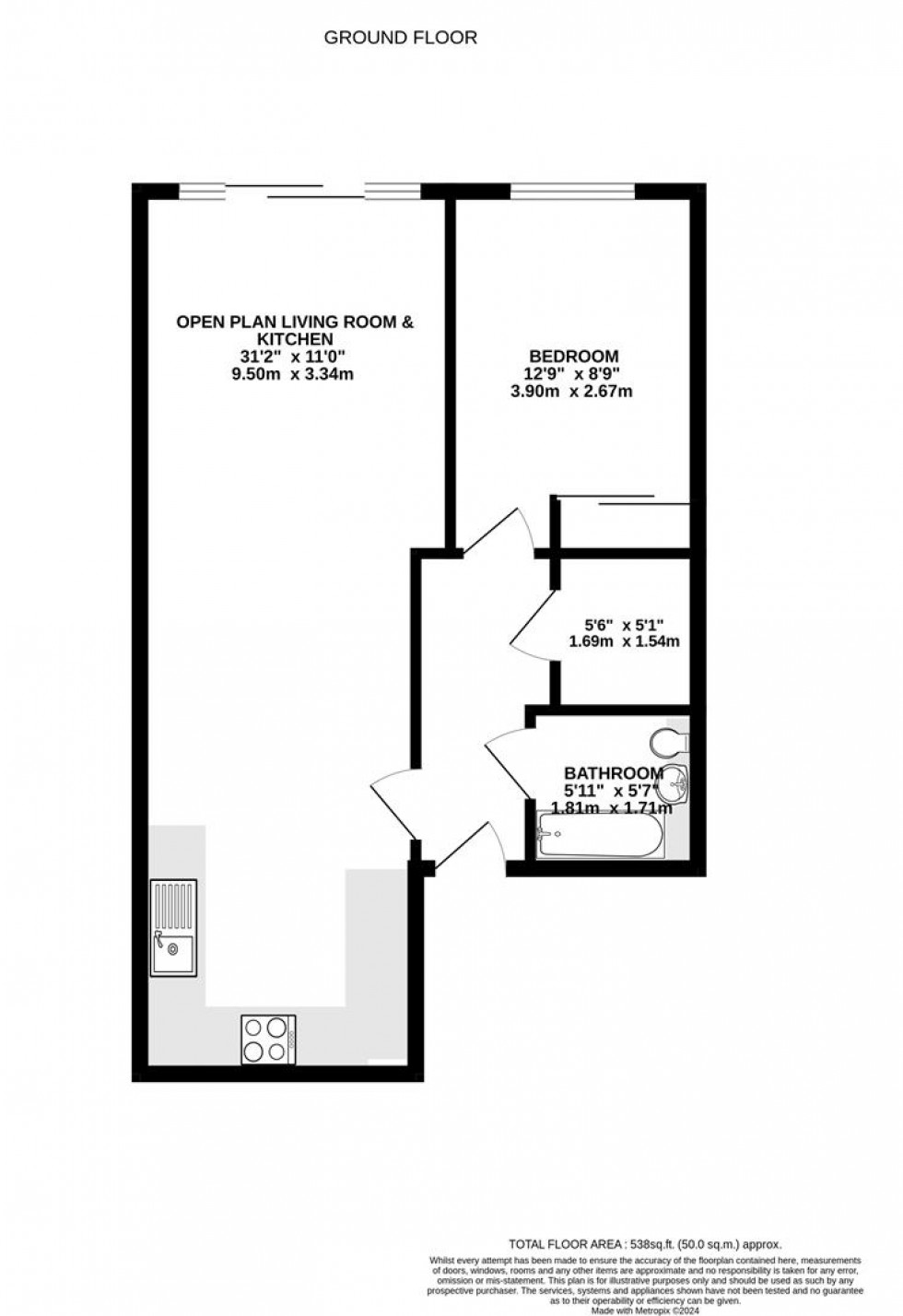 Floorplan for Priory Point, Southcote Lane, Reading