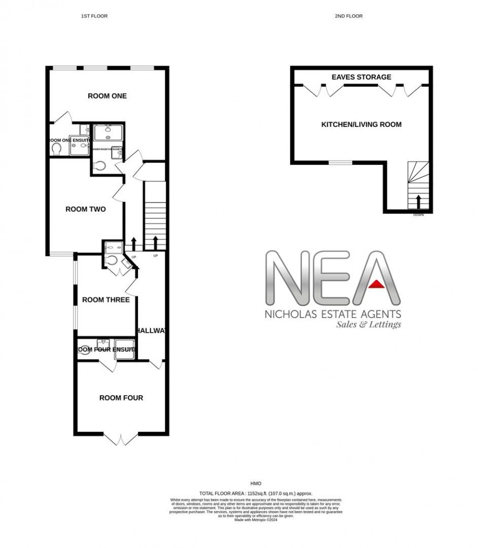 Floorplan for Oxford Road, Reading