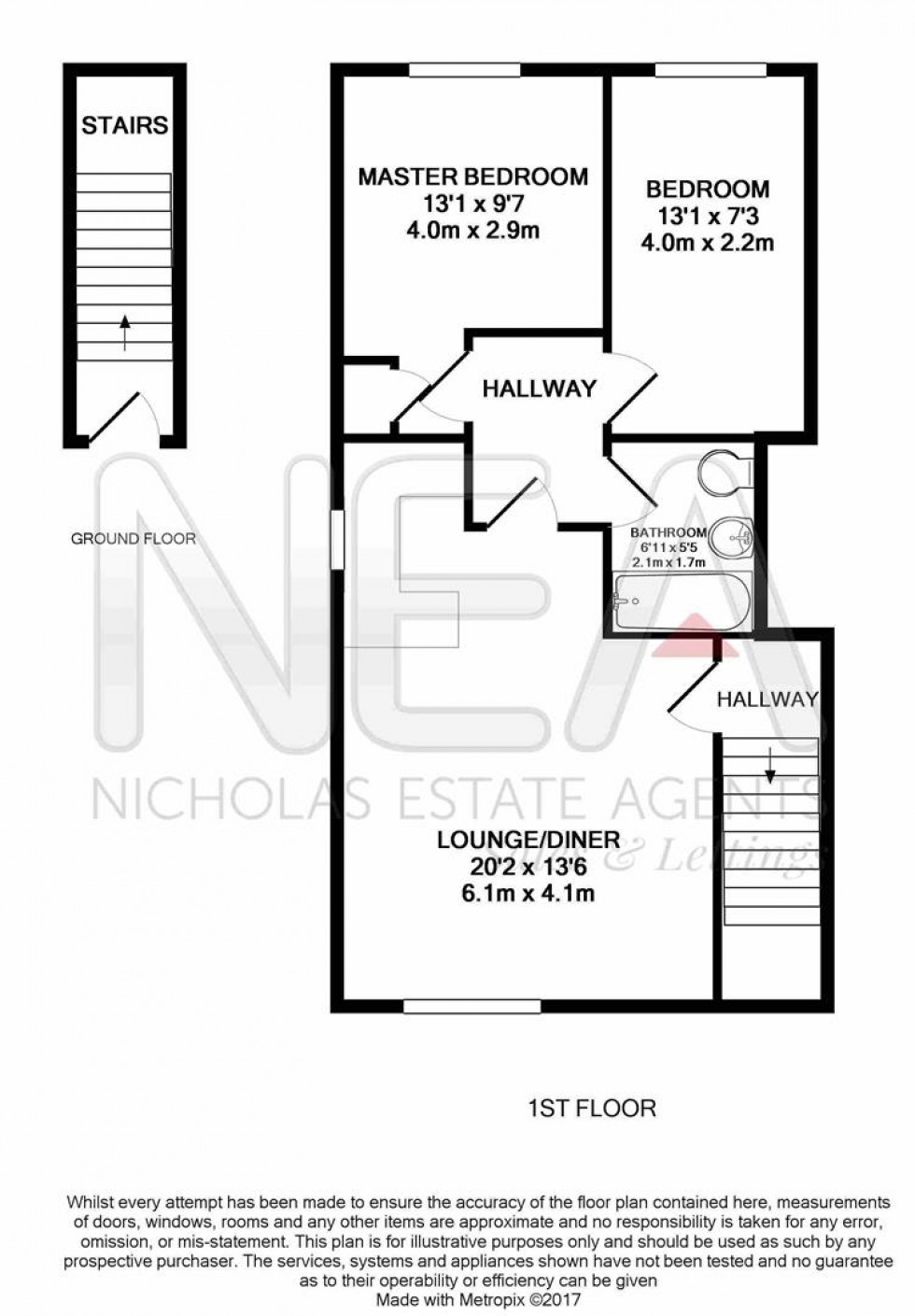 Floorplan for Briants Avenue, Caversham, Reading