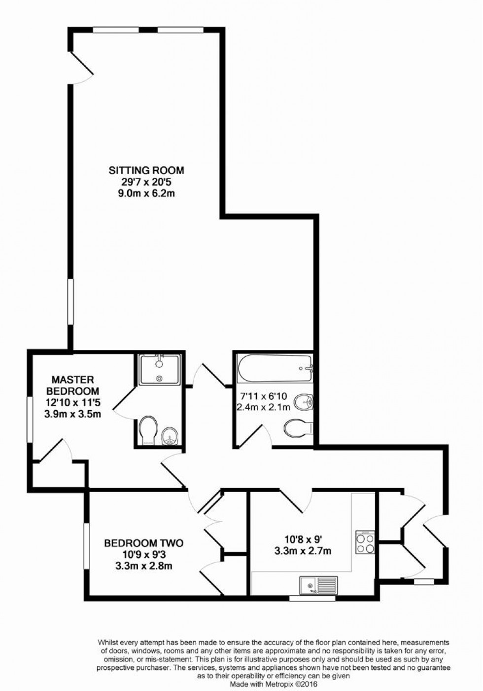 Floorplan for Treetops, The Mount, Caversham