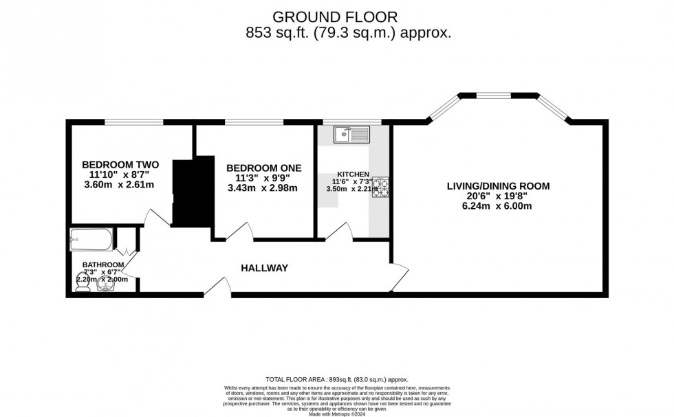 Floorplan for Newlands Avenue, Caversham, Reading