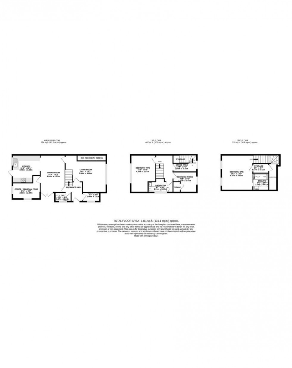 Floorplan for Lea Close, Reading, Berkshire