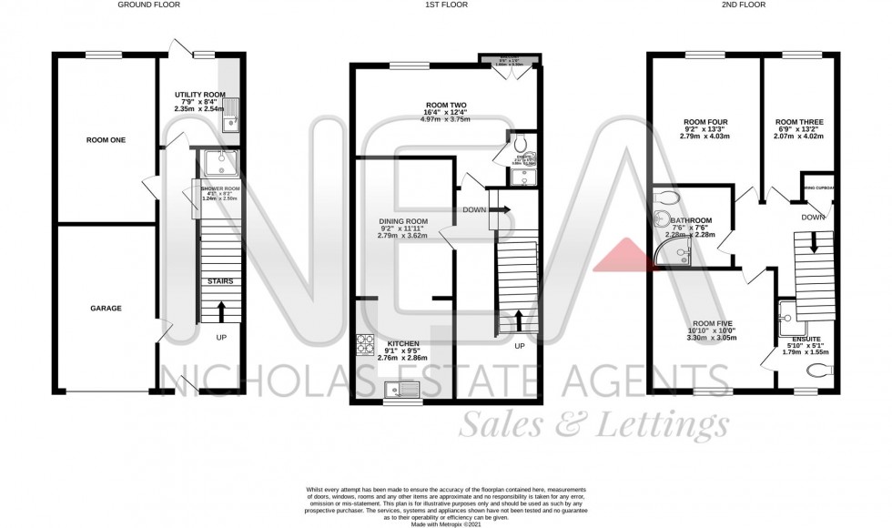 Floorplan for Pascal Crescent, Shinfield, Reading