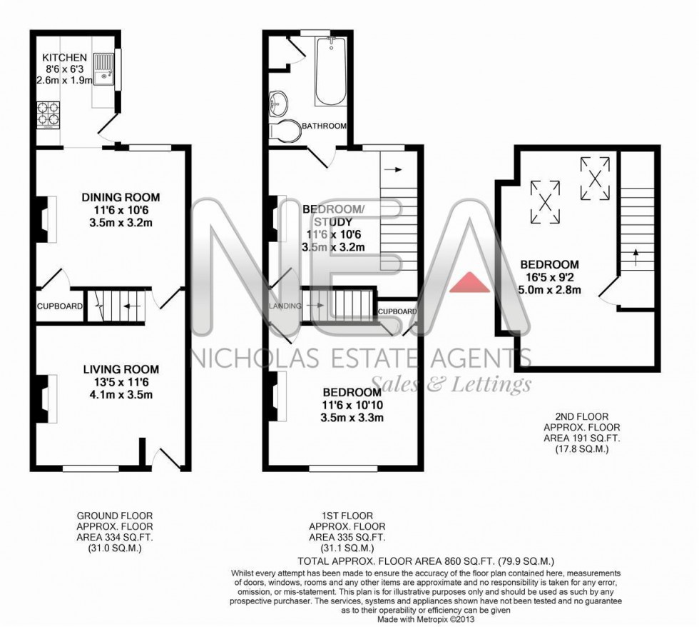 Floorplan for Swansea Road, Reading, Berkshire