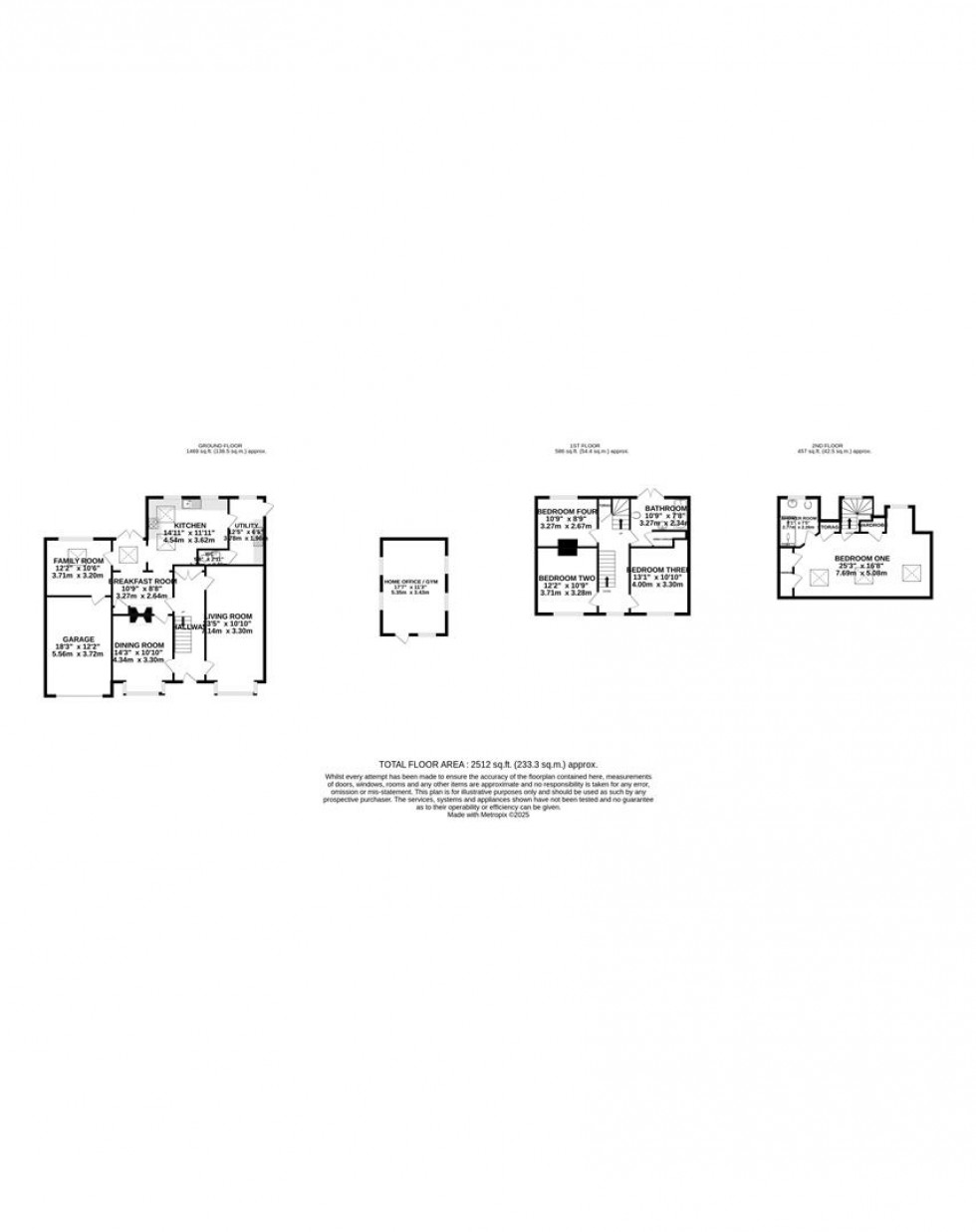 Floorplan for Peppard Road, Sonning Common, Reading