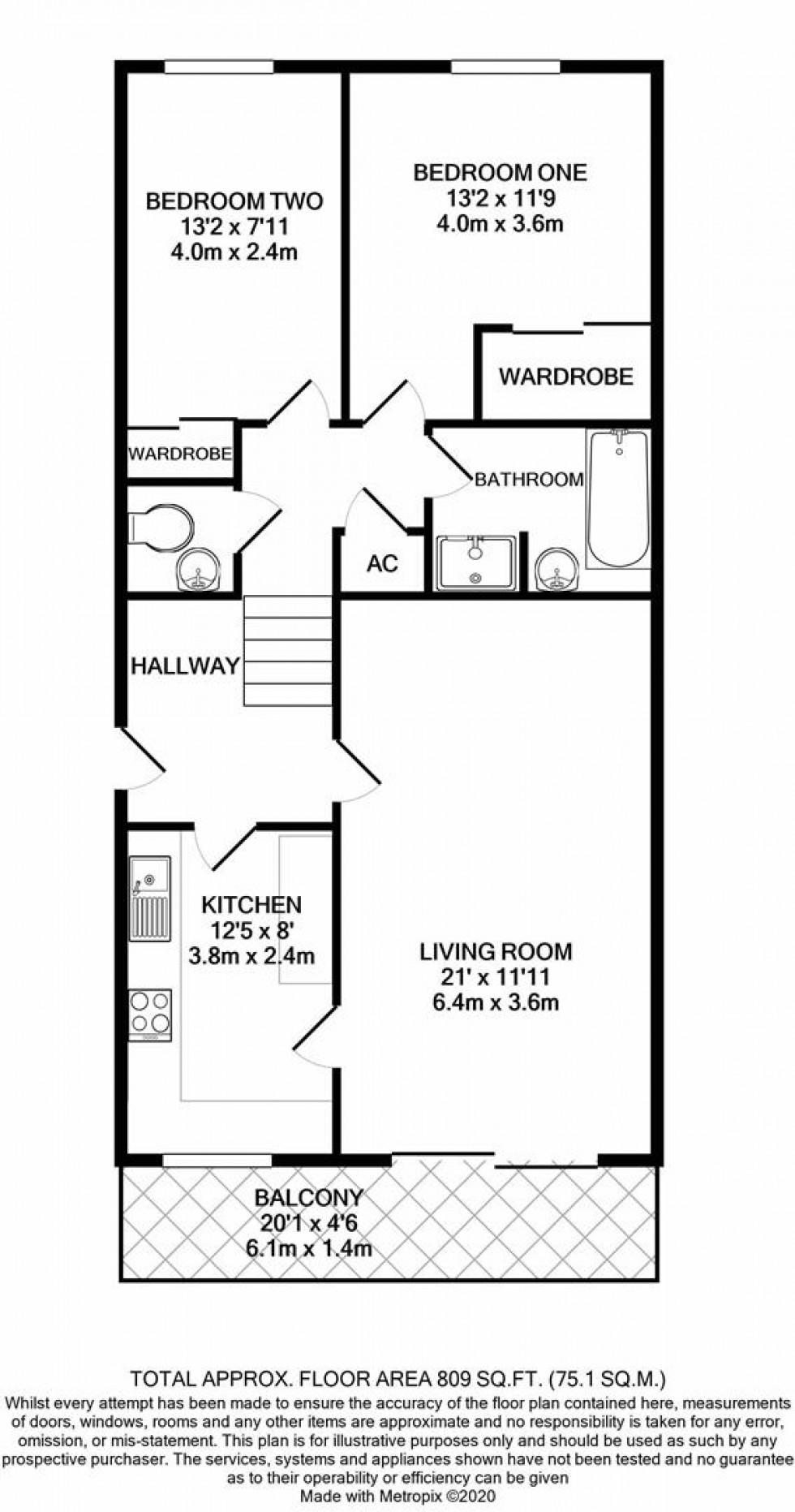 Floorplan for Riverside Court, Caversham, Reading