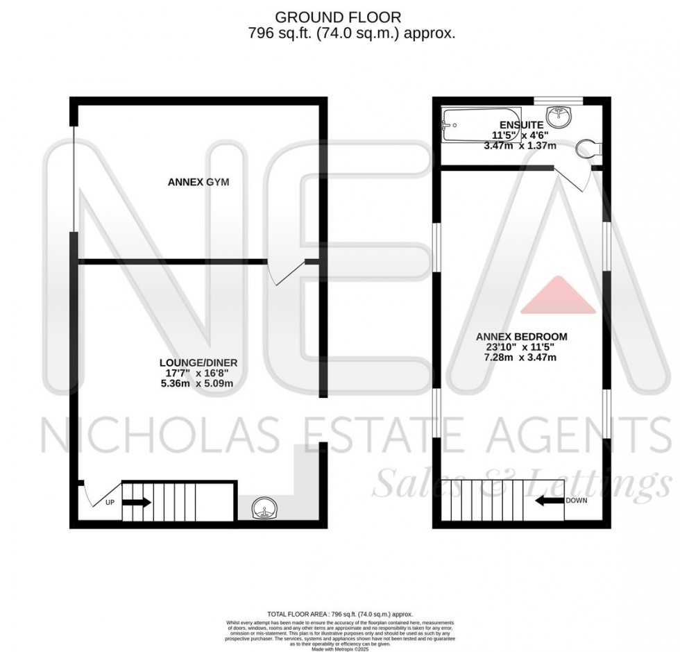 Floorplan for Marlston Hermitage, Thatcham