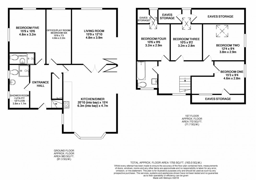 Floorplan for Oakley Road, Caversham, Reading