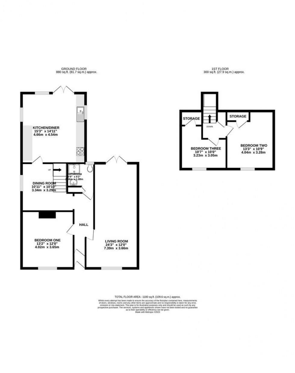 Floorplan for Bath Road, Calcot, Reading