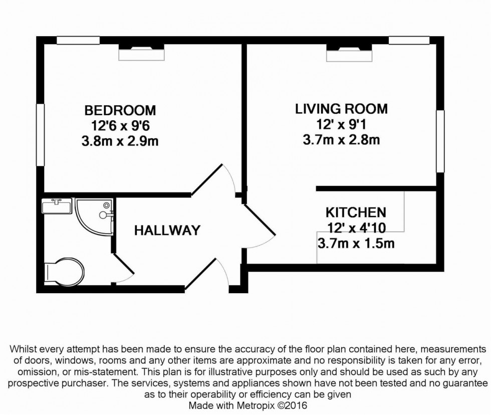 Floorplan for Prospect Street, Caversham, Reading