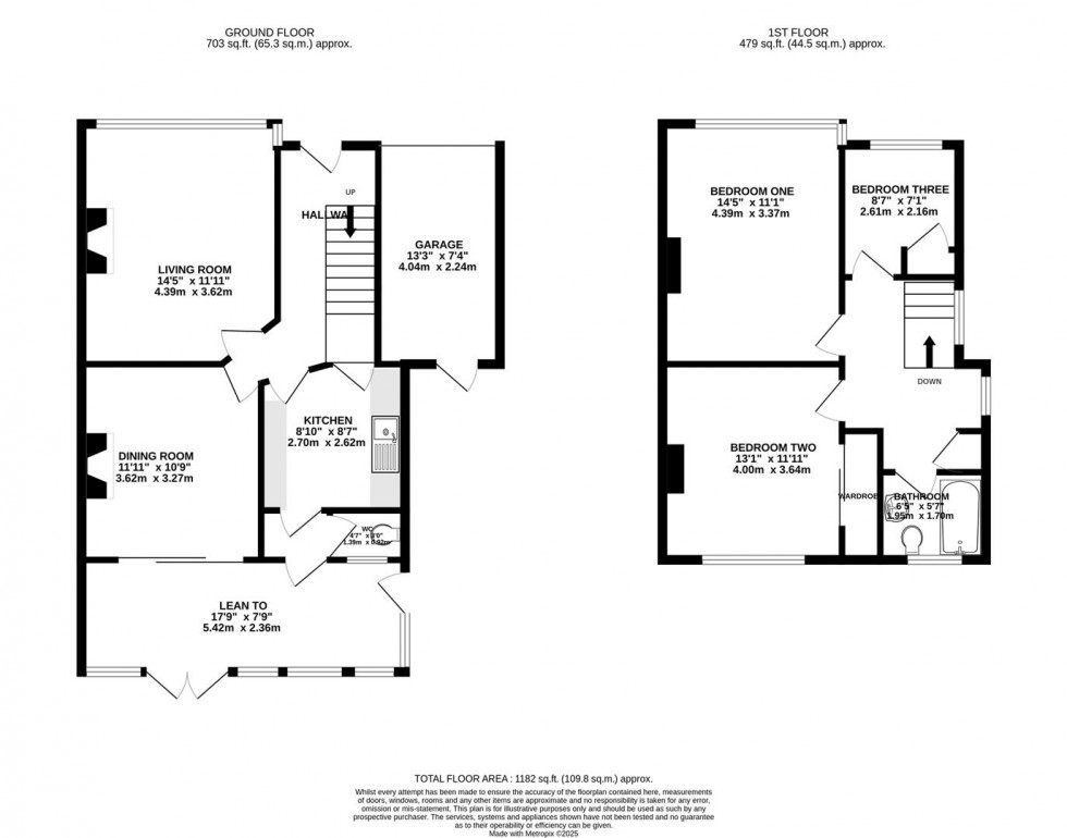 Floorplan for Mayfield Drive, Caversham, Reading